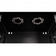 Шкаф 19" телекоммуникационный настенный, 6U 368x600х450 мм, дверь стекло, черный